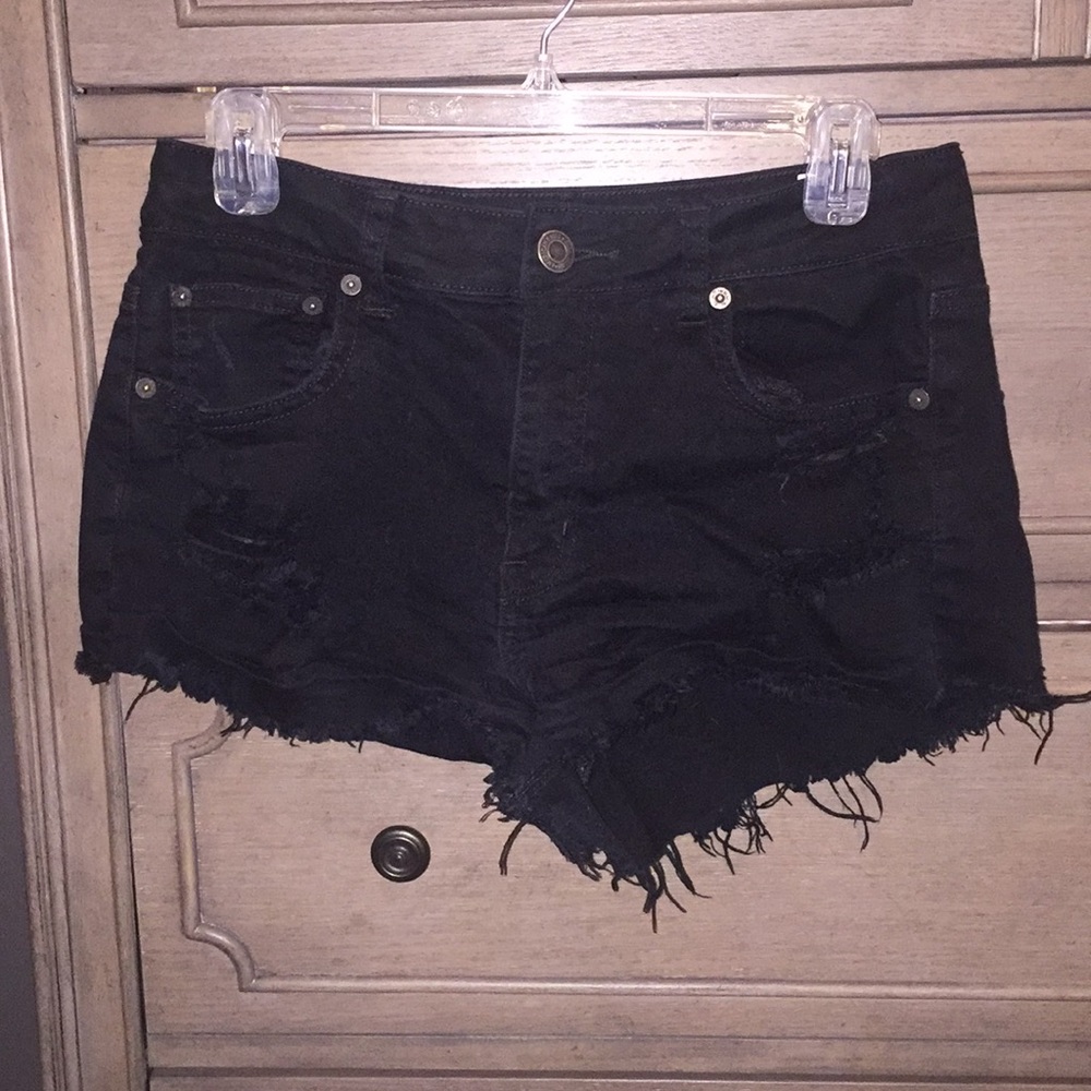 Black American Eagle Shorts